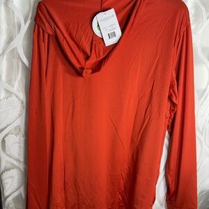 Ingear Bold Orange Men's Hoodie with UPF 50